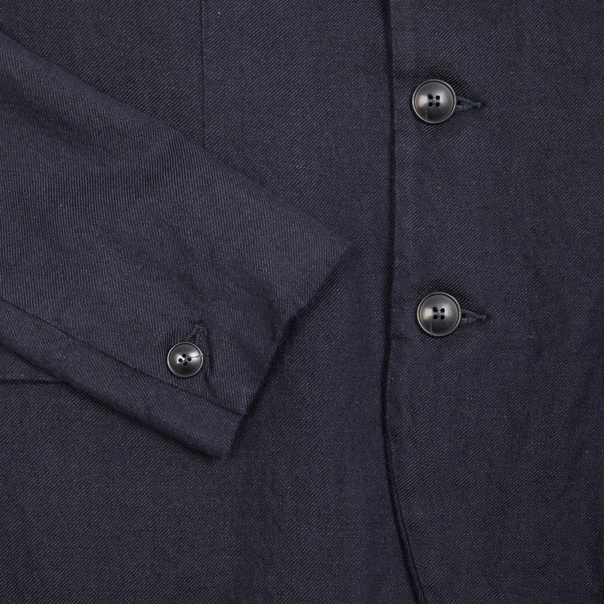 Original Vintage Style Five Button Jacket in Navy