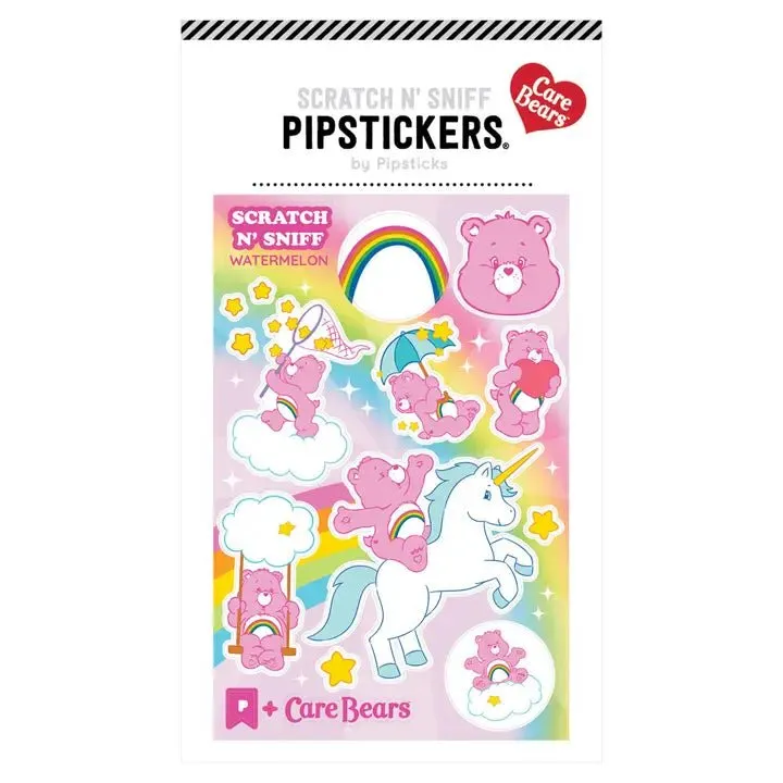 Pipsticks   Care Bears Cheer Bear Scratch 'n Sniff Stickers