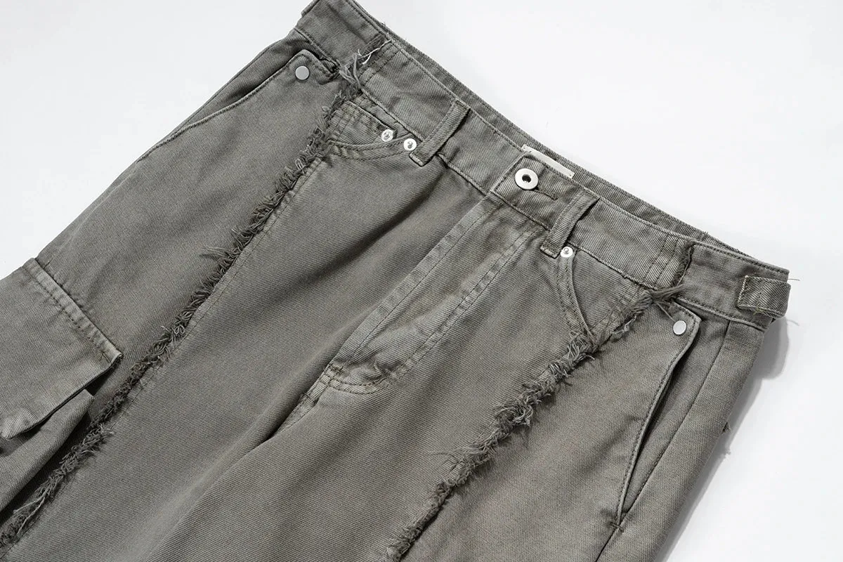 Pockets | Vintage Cargo Distressed Jeans