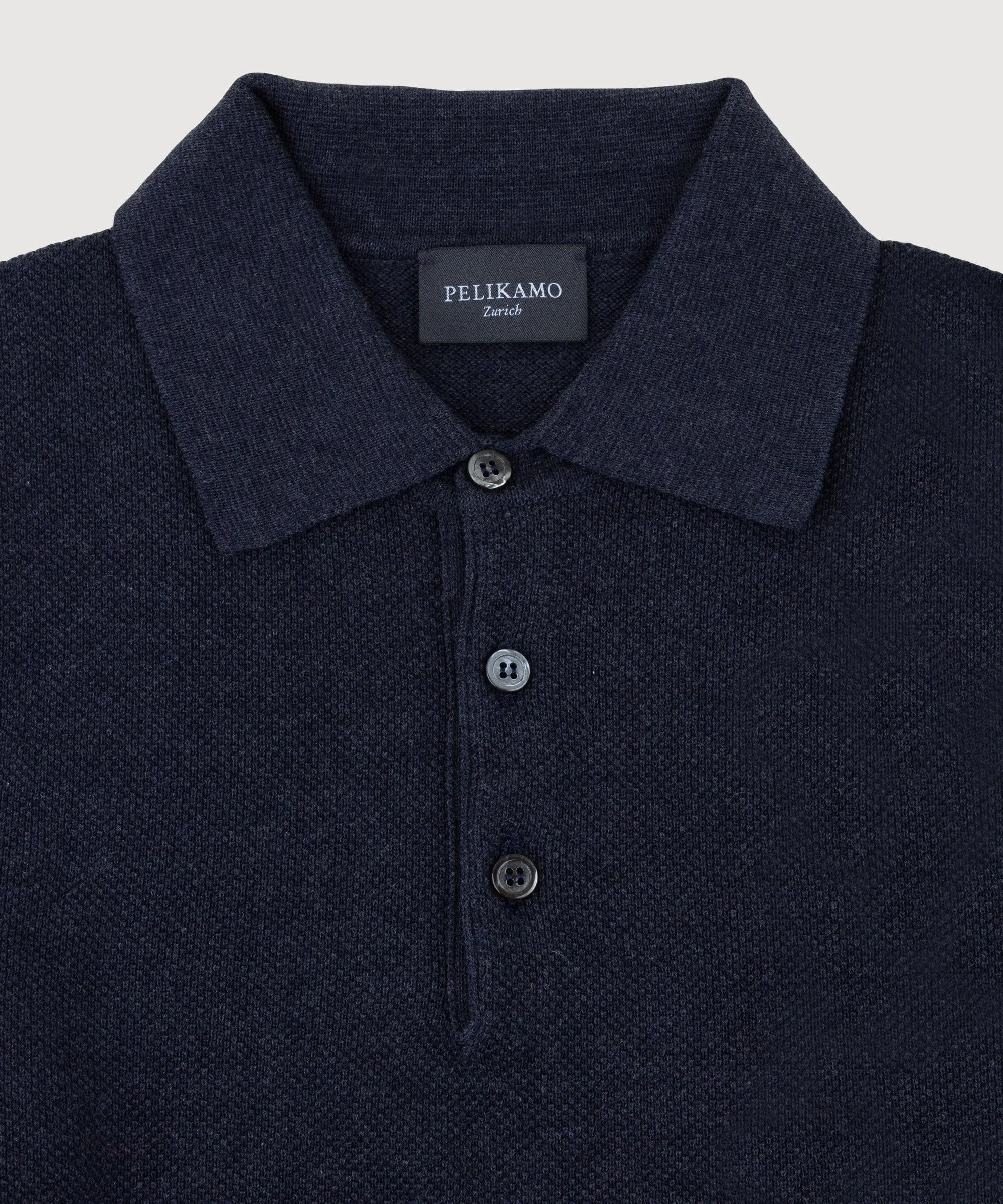 Polo Cotton Pique Sweater