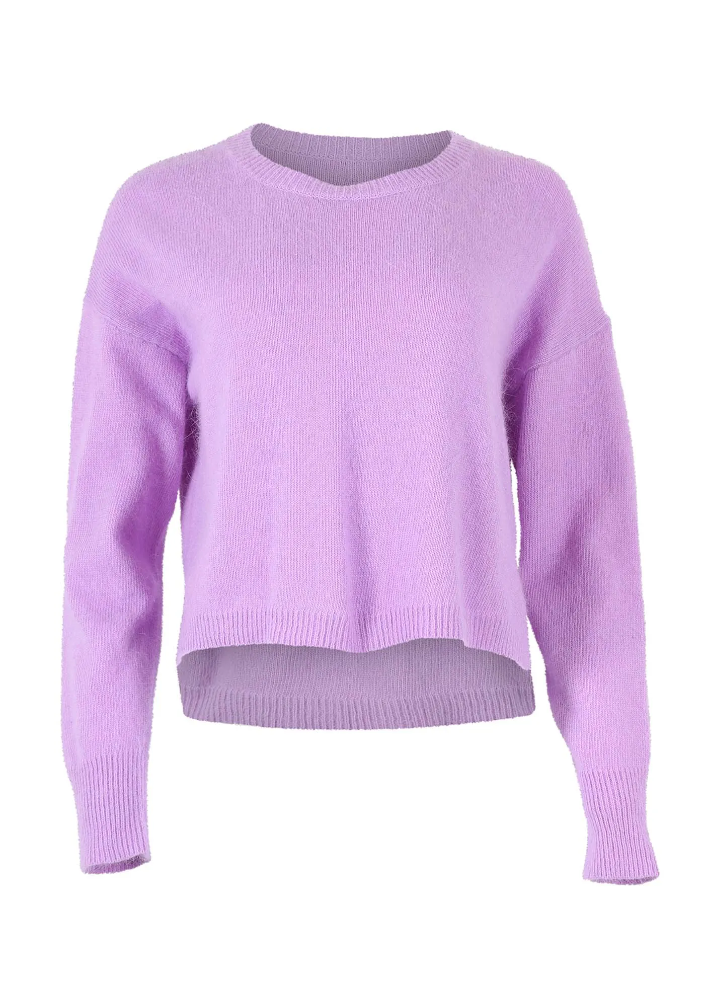 Portland Sweater Lavender in Angora