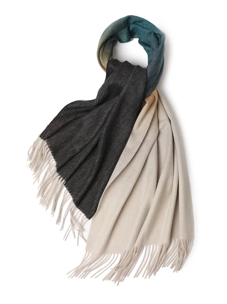 Premium Gradient Cashmere Scarf