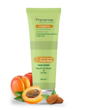 Prevense Apricot and Almond Face Wash for Dry Skin (120 ml)