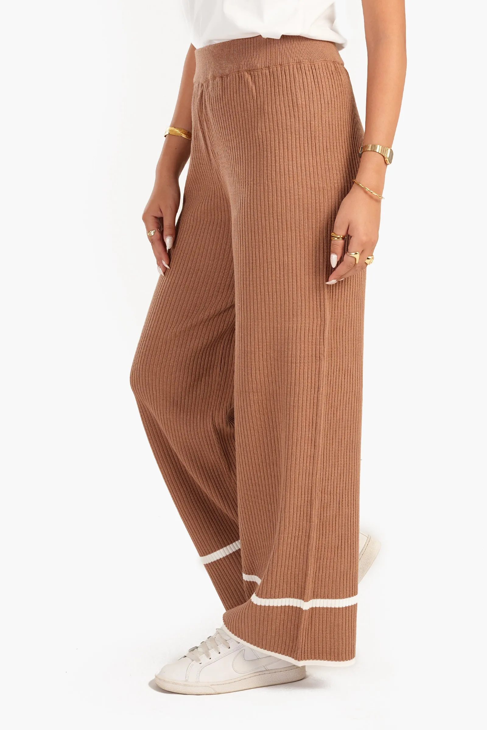 Rib-Knit Lounge Pants