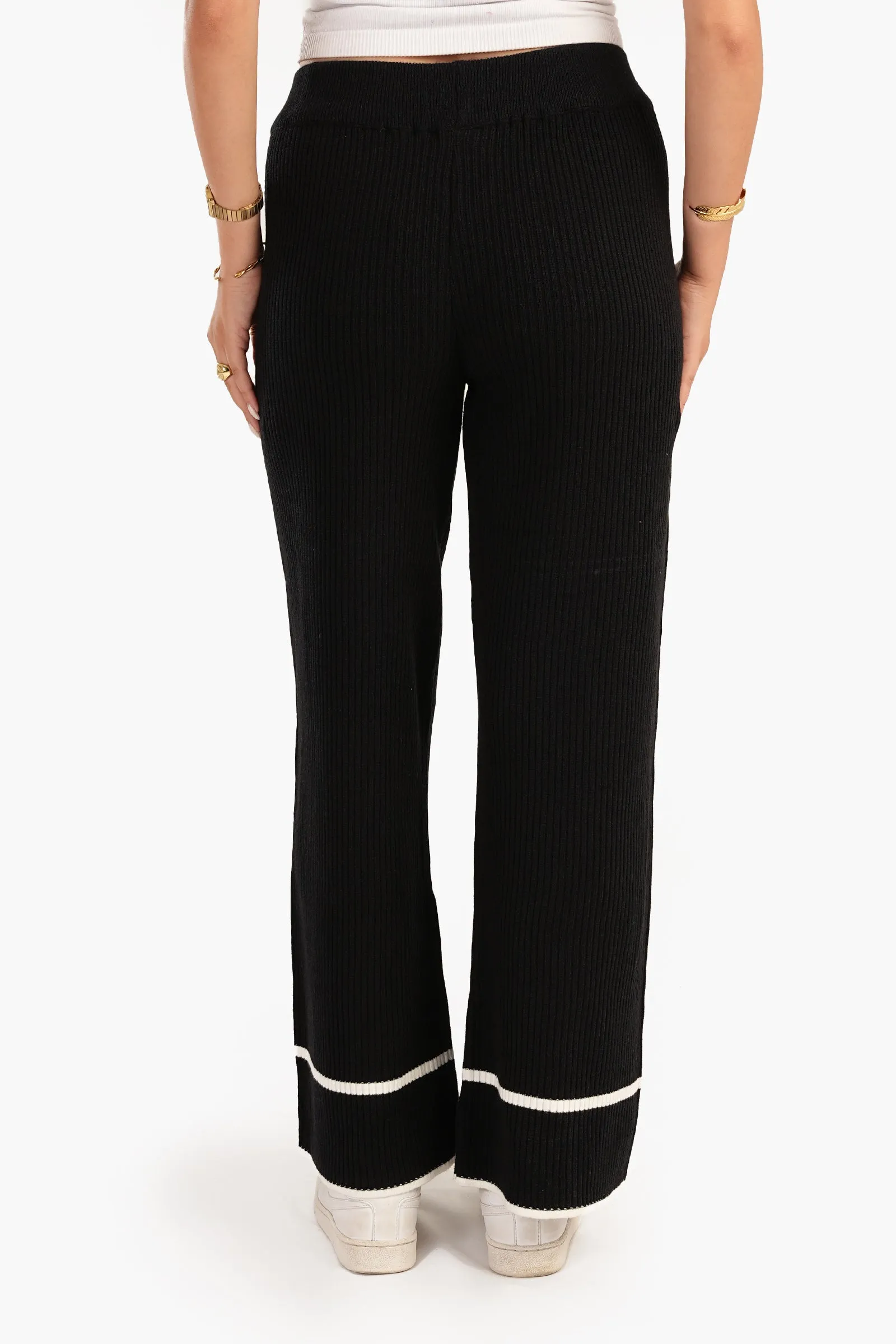 Rib-Knit Lounge Pants