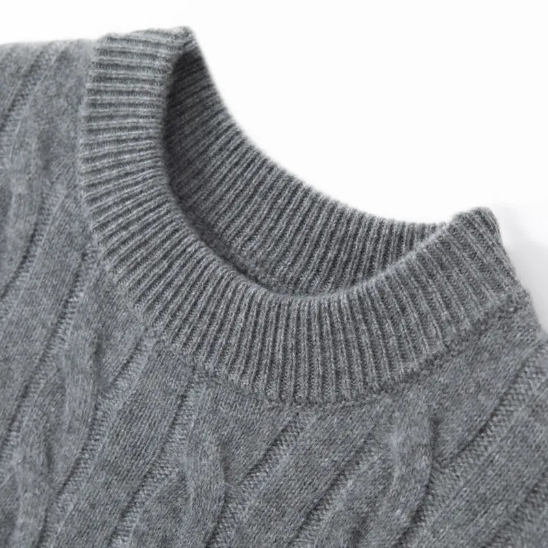 Rich Cable-Knit Cashmere Sweater