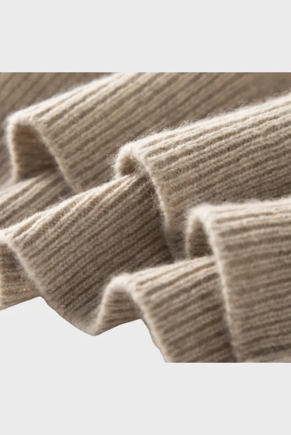 Rich Cable-Knit Cashmere Sweater