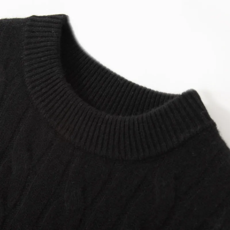 Rich Cable-Knit Cashmere Sweater