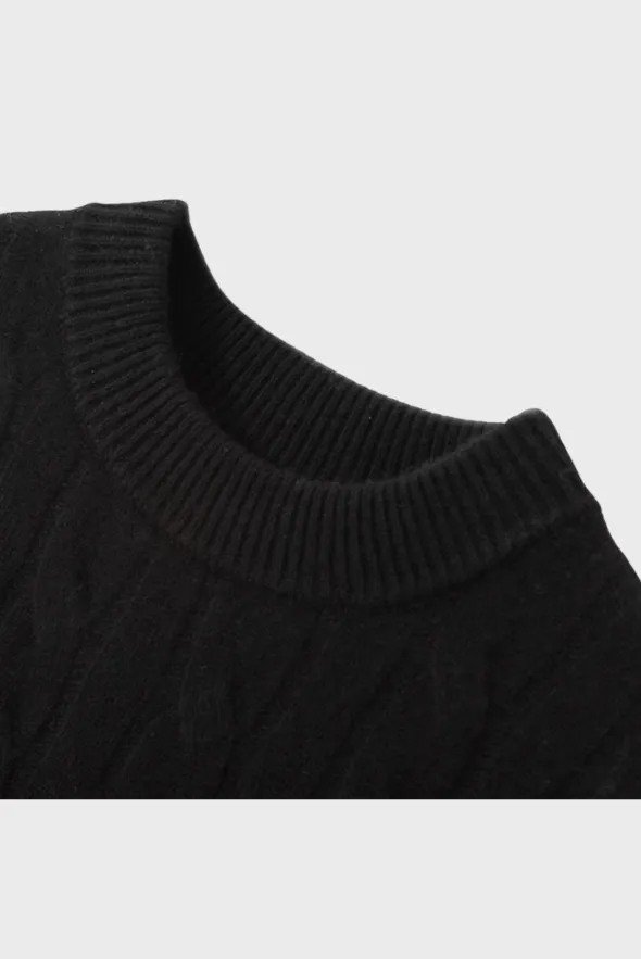 Rich Cable-Knit Cashmere Sweater