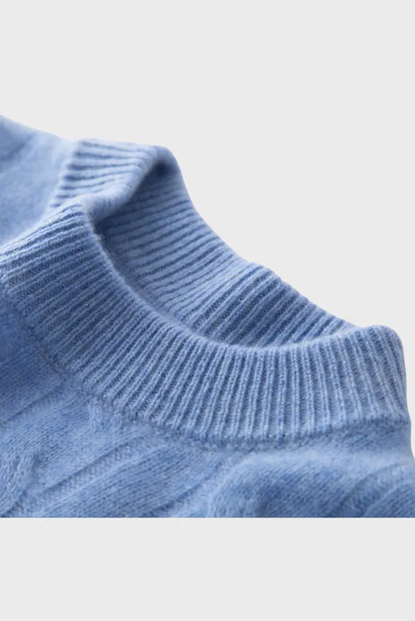 Rich Cable-Knit Cashmere Sweater