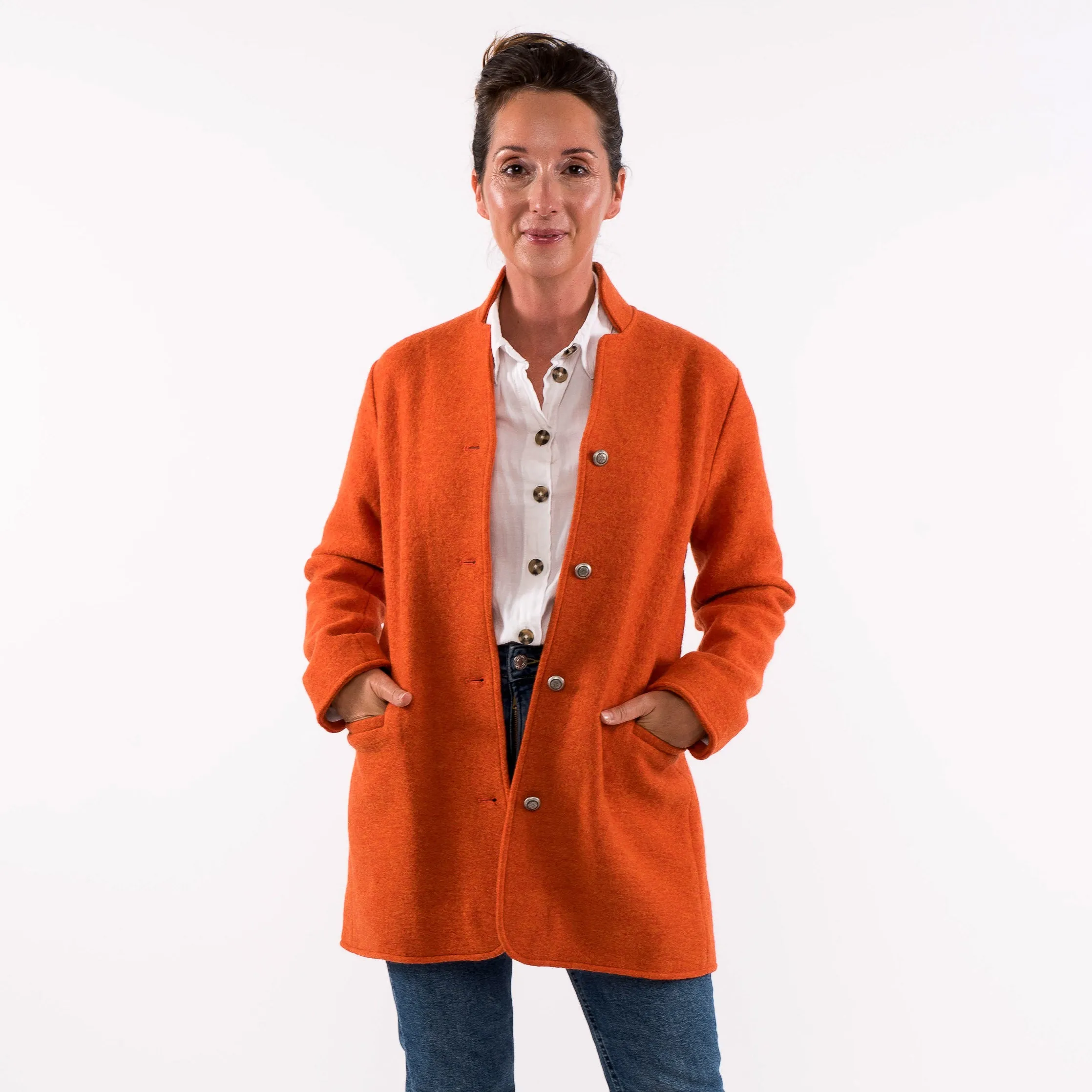 Salma Tyrolean Boiled Wool Jacket