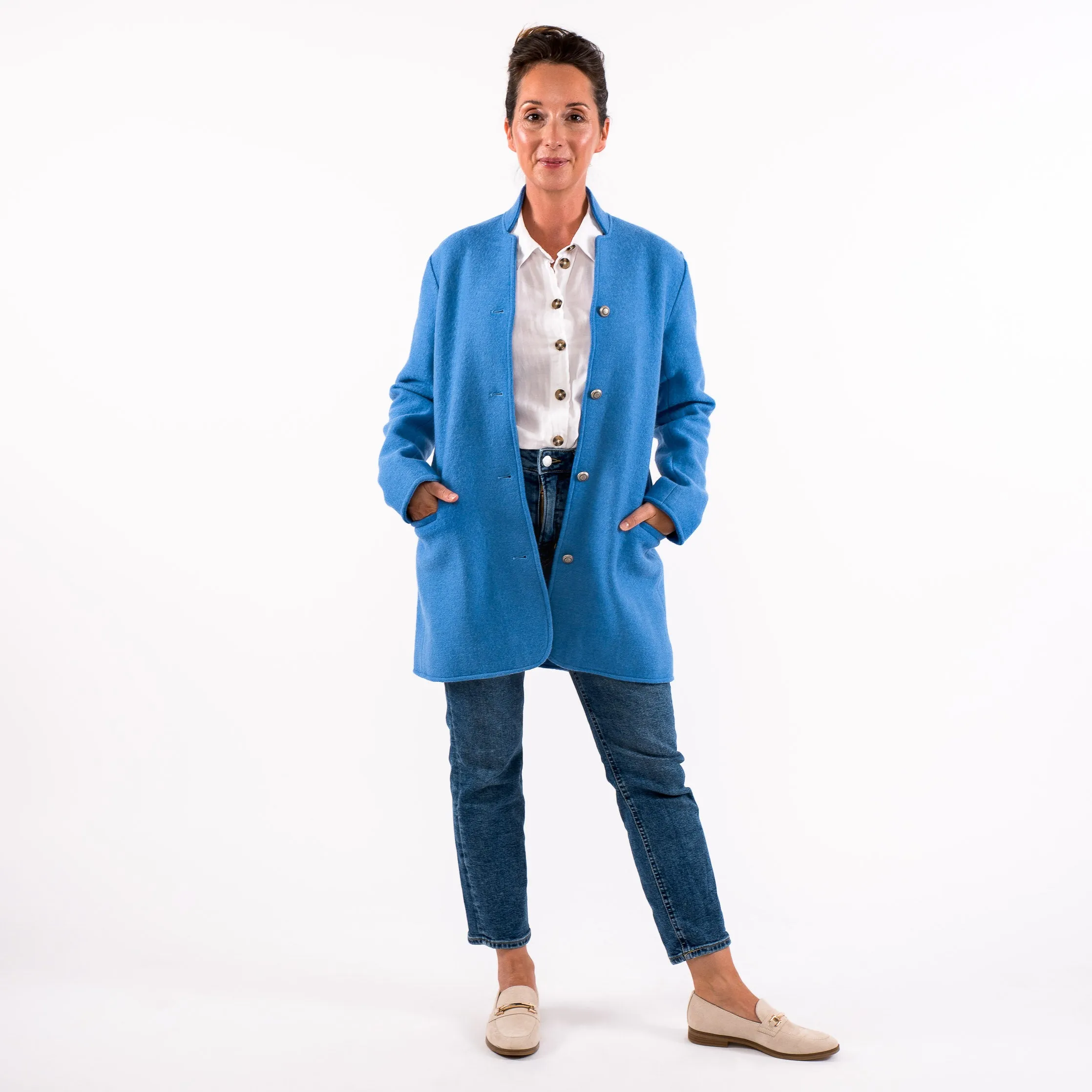 Salma Tyrolean Boiled Wool Jacket