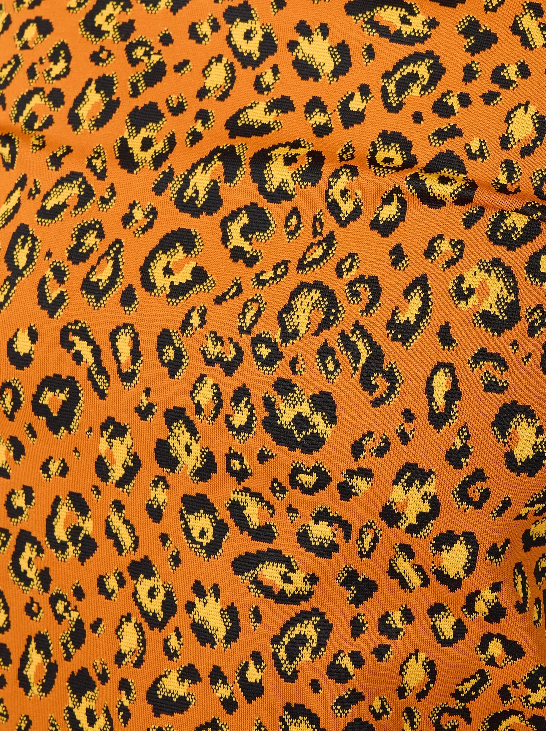 Socco undershirt in ochre Leopard jersey