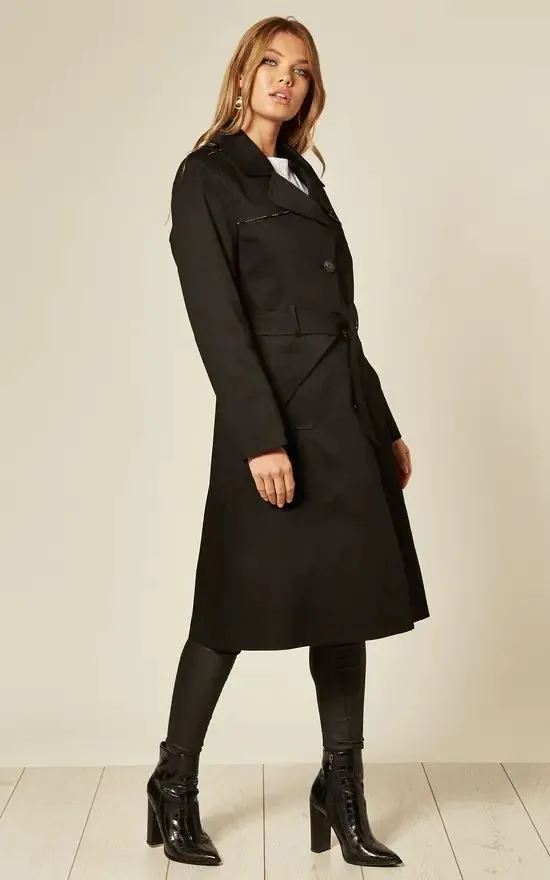 Spring/Summer Lightweight Military Duster Trench Coat