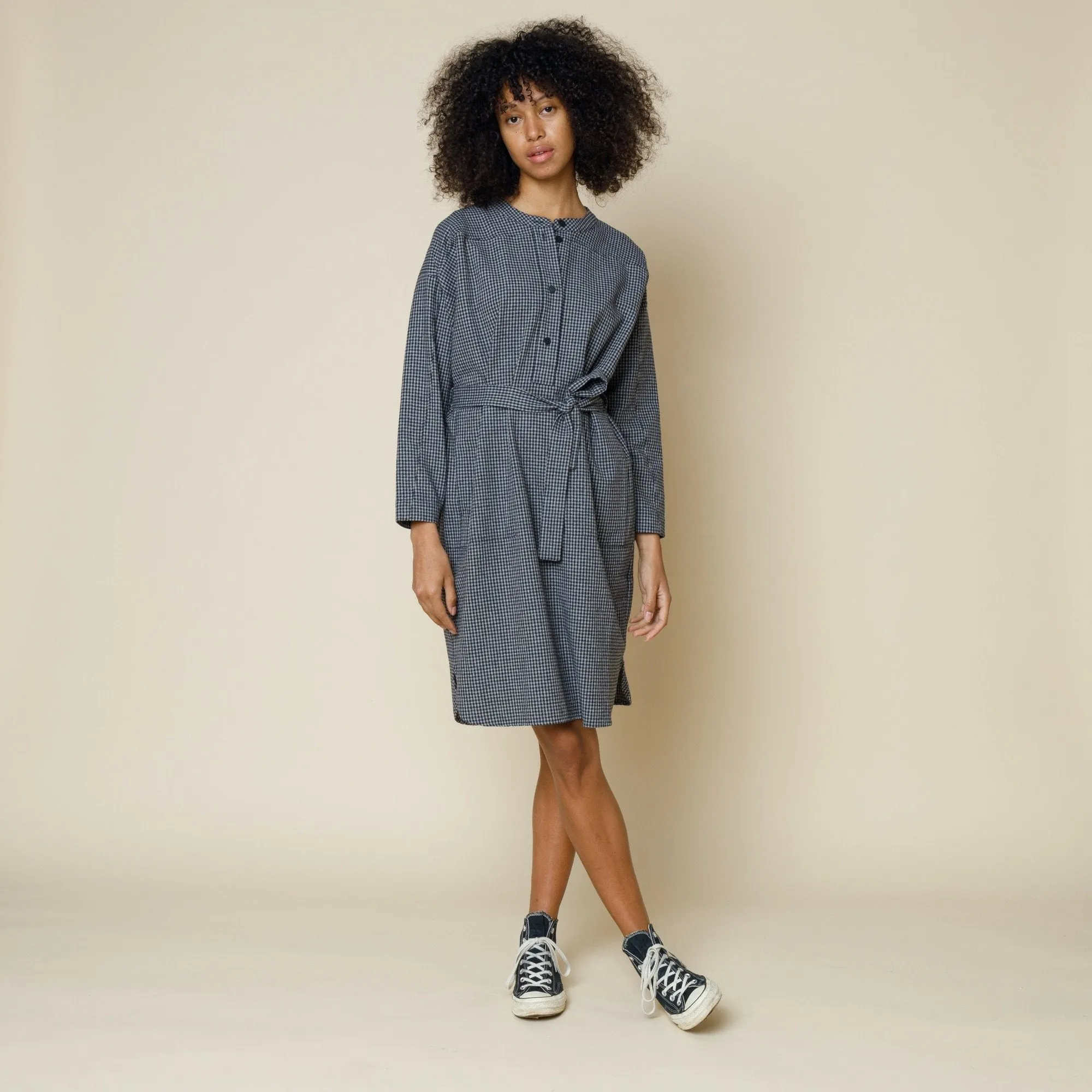 Stack Shirt Dress