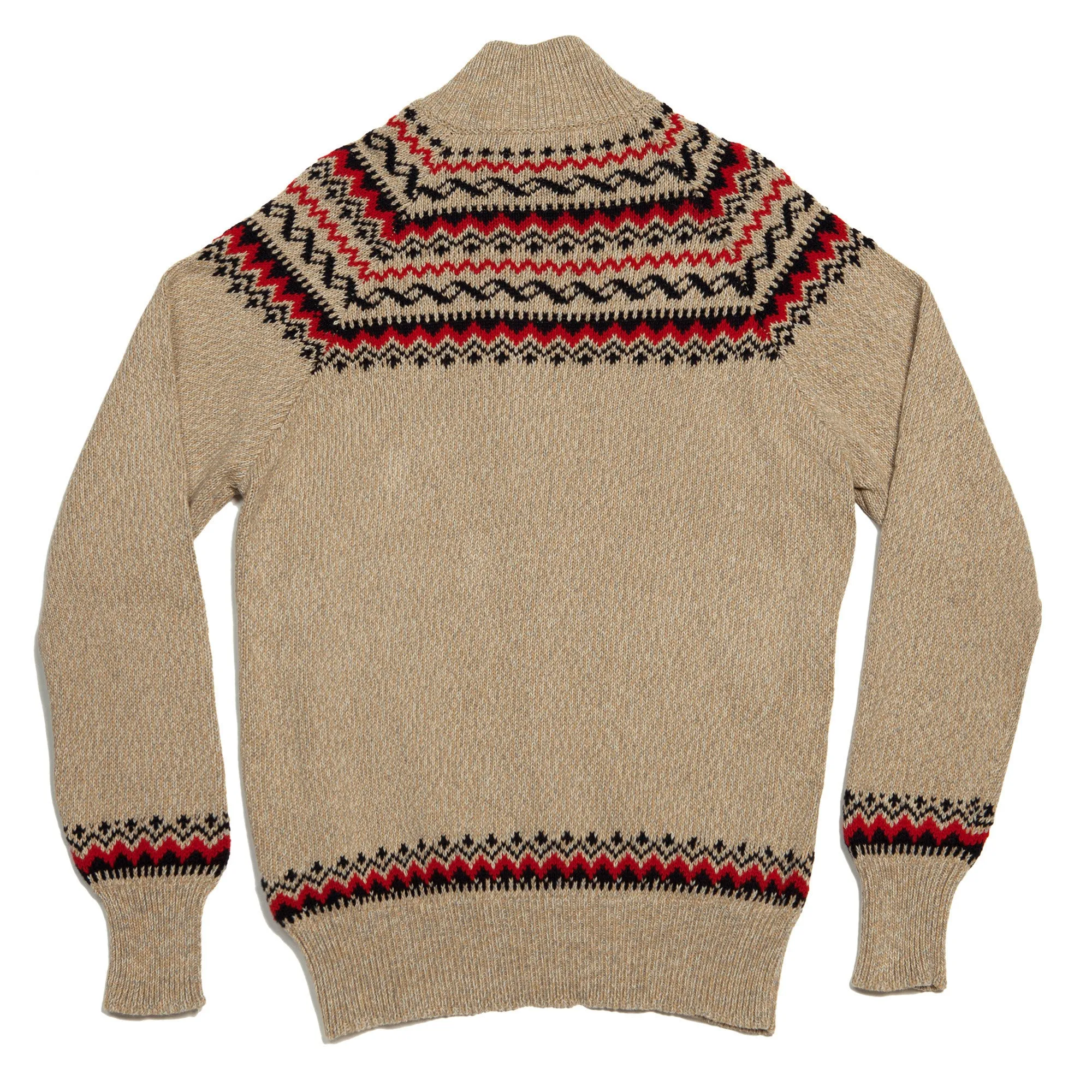 SUMMER FAIRISLE COTTON FULL-ZIP