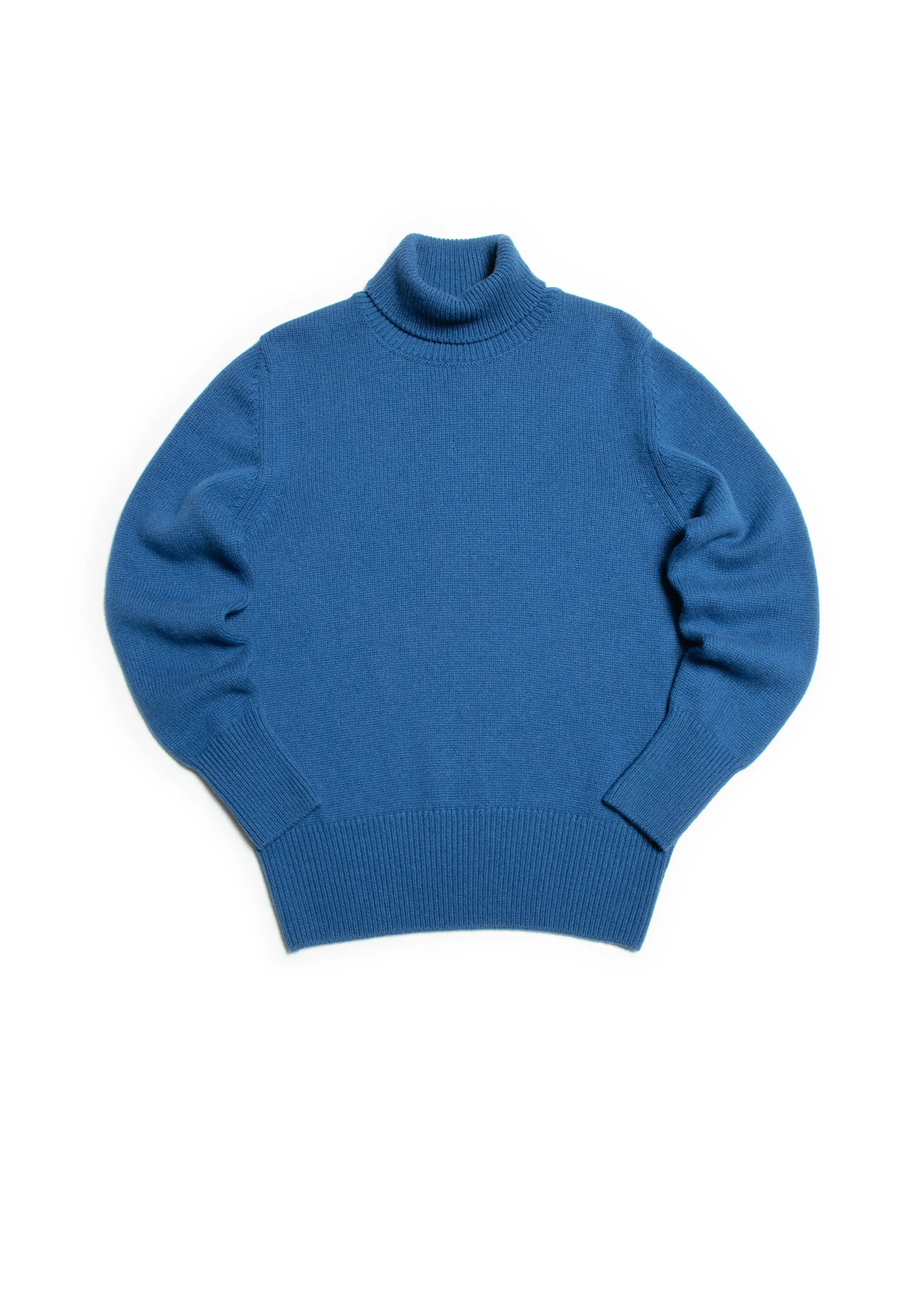 The Cashmere Submariner Rollneck - Prussian Blue