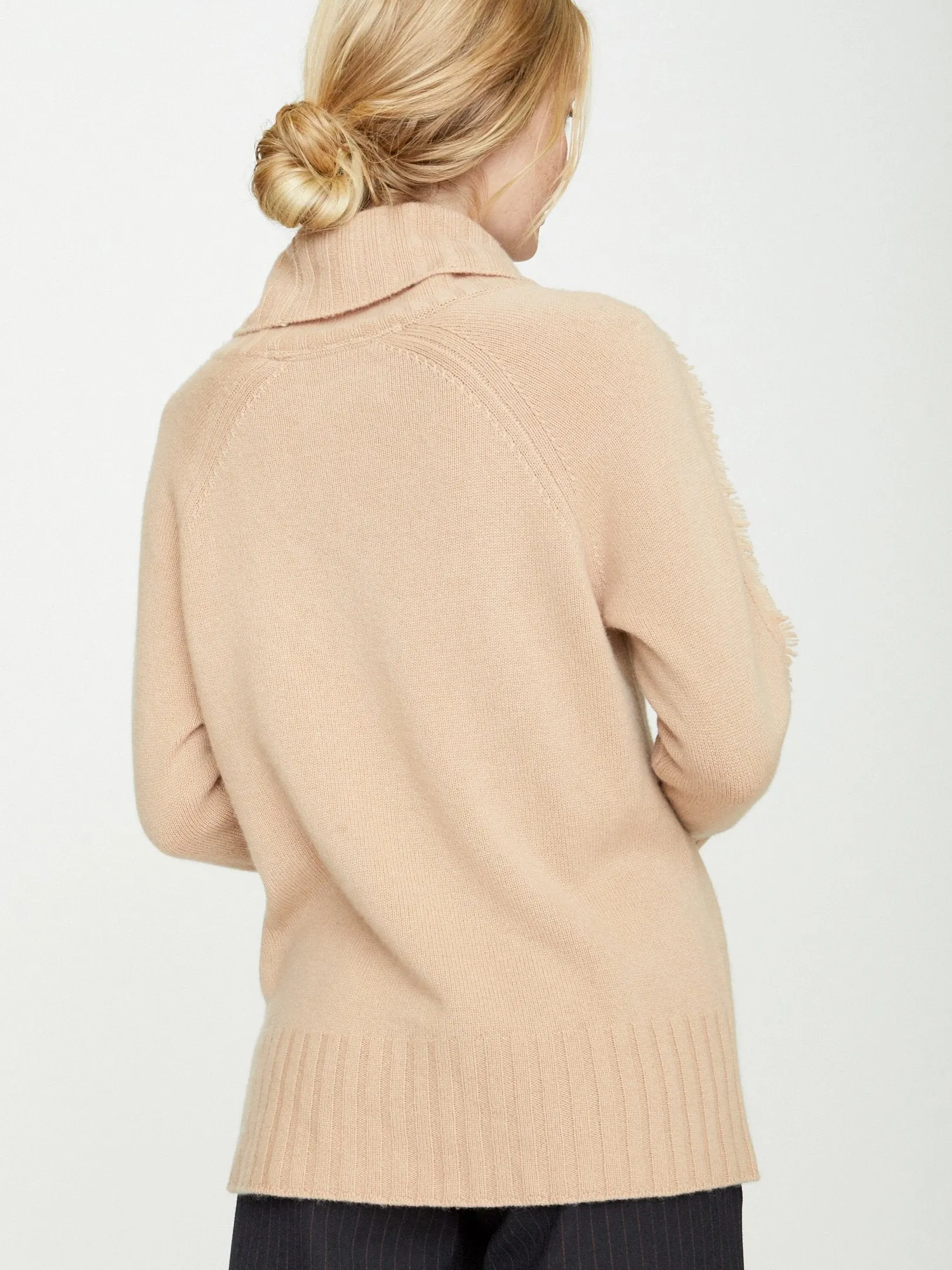 The Jolie Fringe Turtleneck