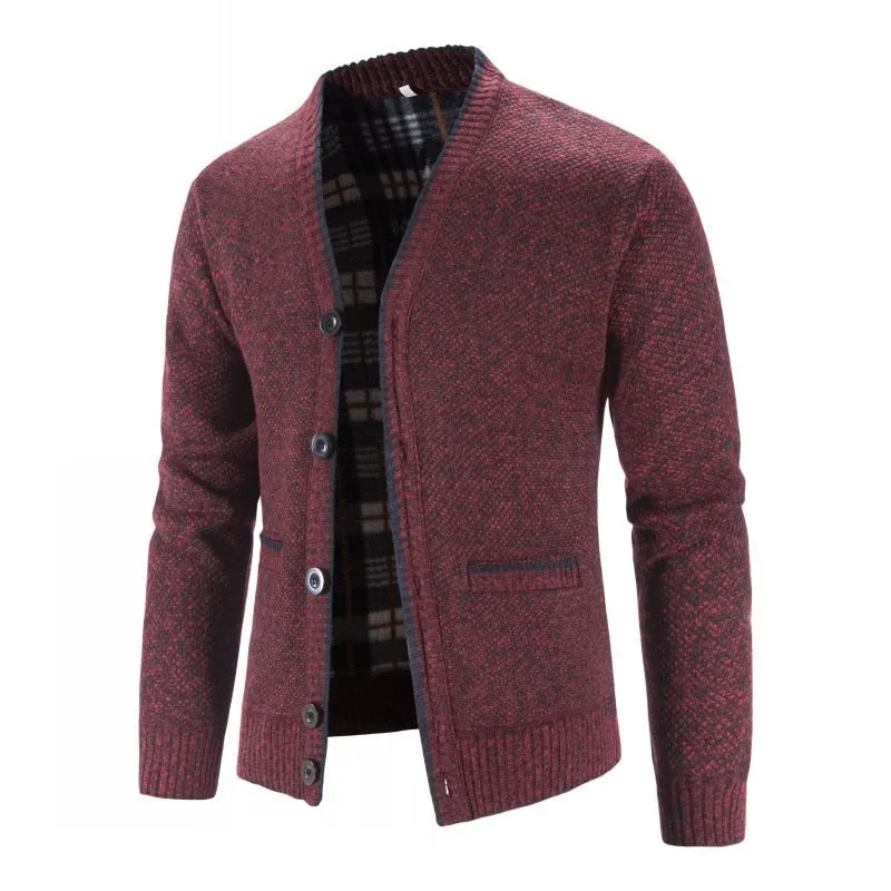 Thick Men's Wool Winter Coat Jacket