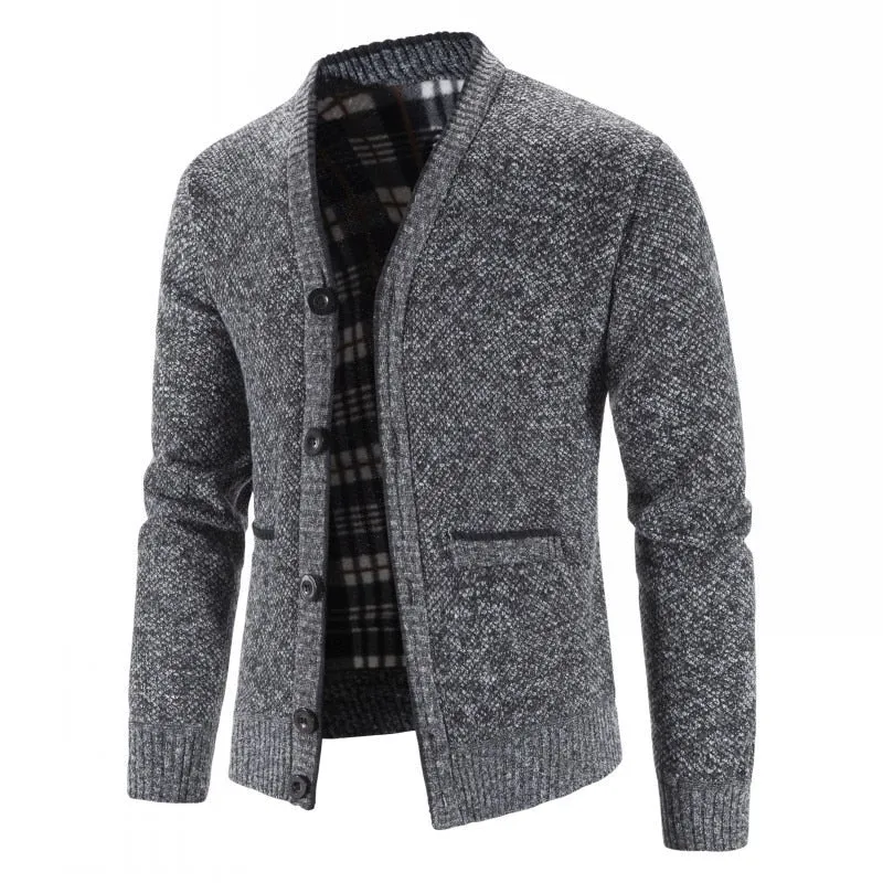 Thick Men's Wool Winter Coat Jacket