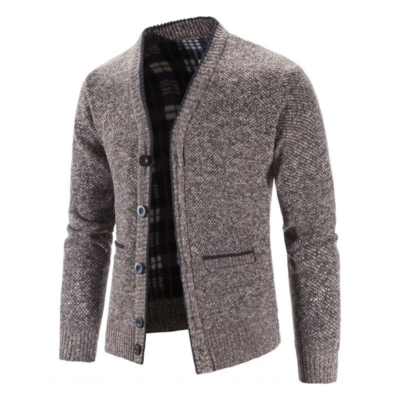 Thick Men's Wool Winter Coat Jacket