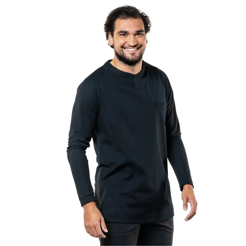 Valente UFX Black Long Sleeve Kitchen T-Shirt - Chaud Devant