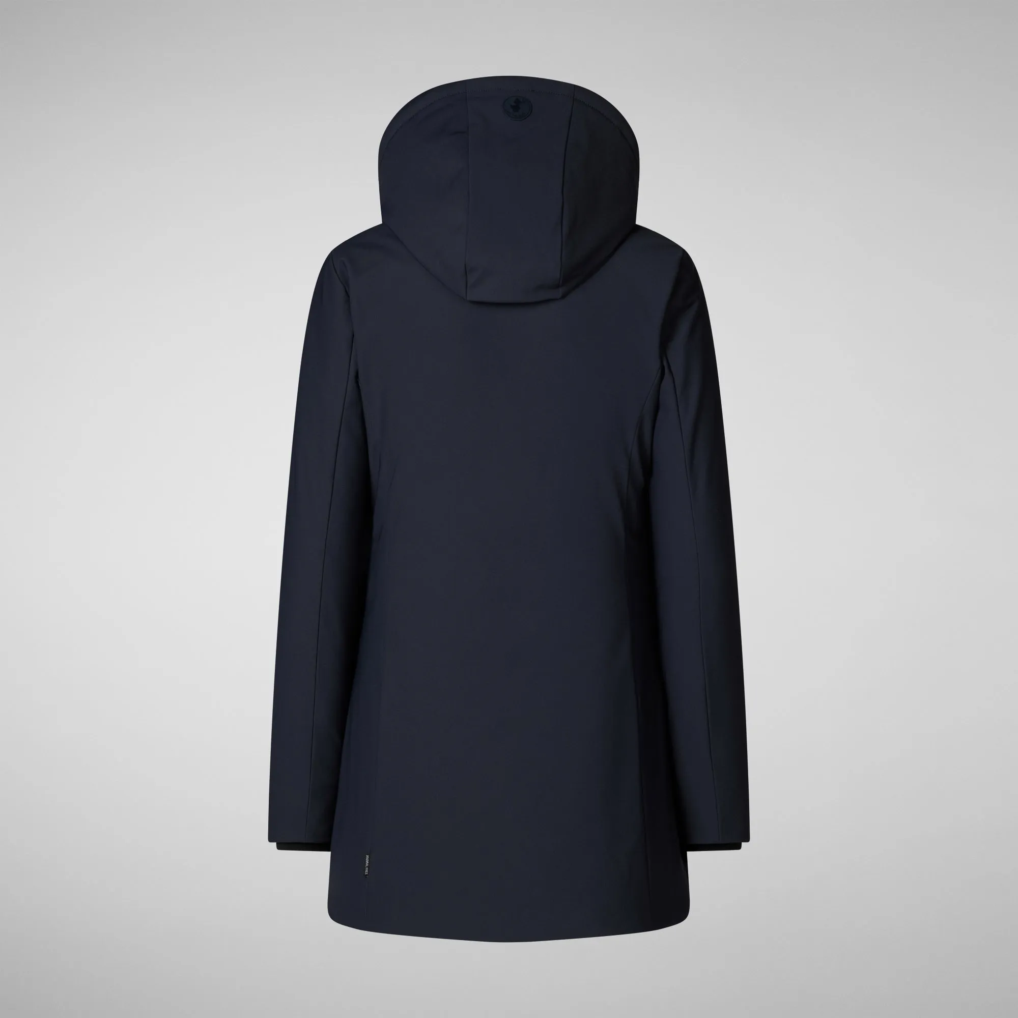 Woman's hooded jacket Lila in blue black